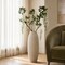 Floral Home; 3-Pack 36" White Silk Wisteria Sprays – Elegant Hanging Florals; Category:Spring Fillers; Image:3
